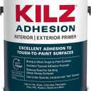 KILZ Adhesion Primer, Interior/Exterior, 1 Gallon (128 Fl Oz (Pack of 1))