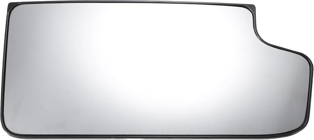 X AUTOHAUX Passenger Right Side Tow Mirror Glass Truck Rearview Mirror Glass Lower Heated Exterior Mirror Replacement for Chevy Silverado 1500 3500 for GMC Sierra 2500 3500 14-17 23444113