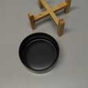 Petygooing Black Elevated/Raised Ceramic Dog Bowl for Small Breeds, Dog Food Water Dish with Stand,Pet Feeding Bowl with Anti Slip Rubber for Cats and Small Dogs Puppy 13.5 OZ (5.1In / 1.7 Cups)