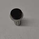 DZQ Perforated Casting Flask Vacuum Casting Stainless Steel Wall Flanged with Rubber Sprue Base(3" x 4")