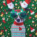 VILOVE Ugly Christmas Sweatshirt Women Merry Christmas Pullover Funny Animal Graphic Tops Causal Hoodie (Large, Green)