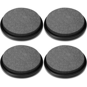 Wenqik 4 Pieces 5 Gallon Buckets Seat Bucket Lid Seat Black Padded Lid with Soft and Thick Cushion for Outdoor Sport Skiing Camping Fishing Picnic Indoor Not Include Bucket