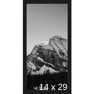 Frame It Easy 14 1/2 x 29 1/4 Black Frame (Wilton) 14.5x29.25 inches