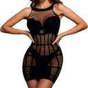 Lingerie Sexy Women's Lingerie Set (One Size, Black7)