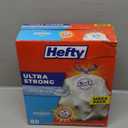 Hefty Ultra Strong Tall Kitchen Trash Bags, Clean Burst Scent, 13 Gallon, 80 Count