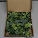 Thiccywoov 6 Pcs Artificial Eucalyptus Leaves Candle Rings Wreaths 9. 8 Inch Small Boho Greenery Wreath Pillar Candle Holder for Candleholders Kitchen Cabinet Wedding Home Door Table Decor