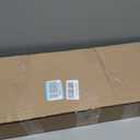 LazBlinds No Drill Zebra Blinds for Windows 33" W x 72" H, Grey 2pc