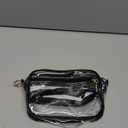 HULISEN Clear Crossbody Bag Stadium Approved, Clear Purses for Women Stadium Crossbody for Concert, Sport Events