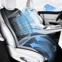 FLORICH Cooling Car Seat Cover, Ventilated Seat Cushion Cooling Car Seat Pad for Summer Driving with 8 Powerful Turbo Fans Universal Fit for Car SUV Truck Van-Grey