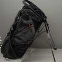 Bag Boy HB-100 Hybrid Golf Stand Bag, Charcoal/ Black/ Red