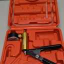 Orion Motor Tech Brake Bleeder Kit with Hand Vacuum Pump and Adapters, Brake Bleeding Kit for Brake Fluid Power Steering Fluid More, Vacuum Brake Bleeder Pump with Pressure Gauge (Gray)