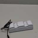 PS5 Controller Charger,PlayStation Charging Dock for PlayStation 5 Dualsense Edge with 6 LED & RGB Mode,Overcharge Protection Controller Charging Station for PlayStation 3 Games (grey)