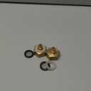 2 Pack 3/4" FHT to 1/4" Drip Irrigation Tube Adapter, Solid Brass US Standard Faucet Adapter, Convert Garden Hose Thread to 1/4" Drip Tubing with Extra 2 Washers (2 PACK)