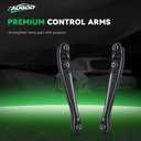 Left Right Rear Lower Rearward Control Arm Compatible With 1996 1997 1998 1999 2000 Honda Civic 97 98 99 00 Acura EL 2PCS AUQDD K641202 Driver And Passenger Side Professional Suspension
