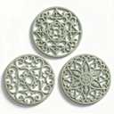 ME.FAN Trivets for Dishes/Pots/Pans, 3 Pcs Silicone Mats, Flexible/Durable/Non Slip Hot Pads to Protect Table and Counter Top (Desert Sage)