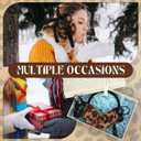 3 Pack Winter Leopard Ear Muffs Gifts for Women Leopard Ear Coverings with Satin Bow Cheetah Soft Earmuff Faux Fur Gifts for Woman Friends Family Coworker Winter Outdoor Cold Weather Warmer