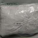 Beatrice Home Fashions Medallion Chenille Bedspread, Queen, White
