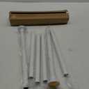 White Shower Curtain Rod 31 to 92 Inch,1 Inch Diameter Adjustable Spring Tension Stainless Steel Telescoping Rod,Easy Install,No Rust