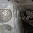 Modern Bubble Chandelier 13-Light White Glass Chandeliers Black