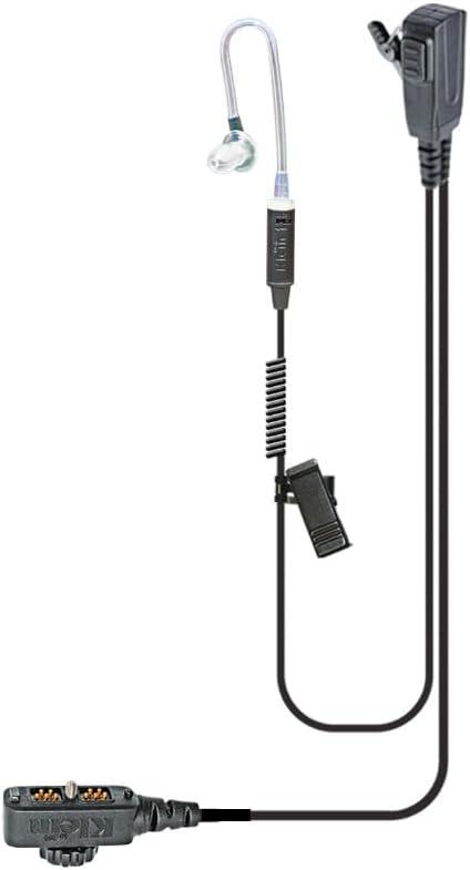 Signal-Pro Split-Wire Push to Talk (PTT) Earpiece for Sonim XP5S, XP8, XP5plus, & XP10 Phones - Thumb Push to Talk (PTT) Button & Built-in Noise Reducing Mic, Acoustic Tube Earpiece