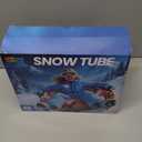 ZIZZ Inflatable Snow Tube Sled - 48'' Snow Tubes for Sledding Heavy Duty with Premium Canvas Covers for Kids Adults Fun Snow Toys Winter Outdoor Toys for Boys Girls Ideal Christmas Birthday Gift