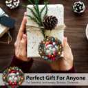 5 x Hamster Christmas Ornaments, Hamster Gifts for Men Women, Hamster Custom Shape Wooden Ornament, Cute Animal Gift for Hamster Lovers on Birthday Xmas Holiday, Hamster Ornaments for Tree Decor