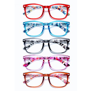 CCVOO Reading Glasses for Women/Men, Eyeglasses, Blue Light Readers for Women/Men, Computer Eye Glasses, Cheaters, Color: B2 Mix, +1.25
