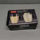 Bodum 12oz Bistro Coffee Mug Single-Wall Tempered Glass, 2 Pack, Clear