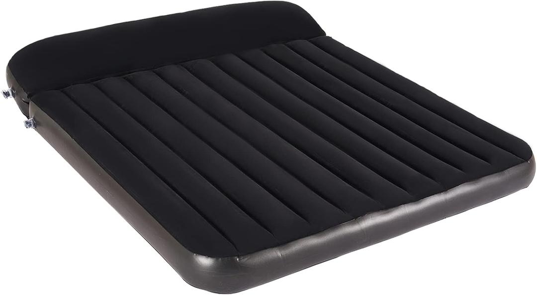 King Size Air Mattress Inflatable Bed,Blow Up Mattress with Pillow,Black