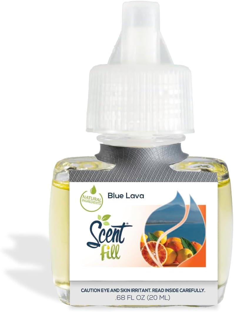 Scent Fill Blue Lava Plug in Air Freshener, 3 Scented Oil Refills