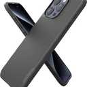 Smartish® iPhone 15 Pro Max Magnetic Case - Gripmunk Compatible with MagSafe [Lightweight + Protective] Slim/ Thin Grip Cover with Microfiber Lining for Apple iPhone 15 Pro Max - Black Tie Affair