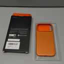 TORRAS Magnetic Slim Fit for iPhone 17 Pro Case 6.3 inch, Ultra-Thin, Compatible with MagSafe, Lightweight Matte Anti-Scratch Hard PC Cover Phone Case for iPhone 17 Pro OriginFit, Glossy Orange