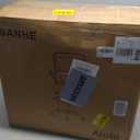 Ergonomic Drafting Chair with Footrest,Tall Office Chair for Standing Desk with Flip-up Armrests with Breathable Comfy Mesh Support and Adjustable Foot Rest Ring(Black)