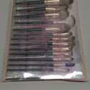 Makeup Brush Set, Premium Synthetic 14 Pcs Makeup Brushes, Travel Makeup Brush Set for Foundation, Concealer, Blush and Eyeshadow Brush(Green)