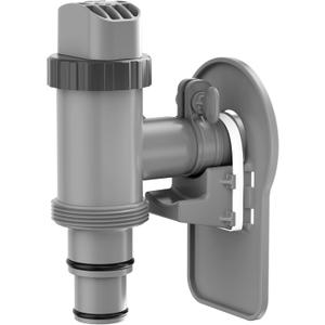 POOLHOUR Plunger Valve with Pipe Holder & Pool Hose Adapter, Above Ground Pool Pump Replacement Parts Compatible with I*tex/Col*m*n Pool