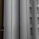 48 "H x 48 "W Privacy Fence Panels Screen Outside, Air Conditioner Fence Outdoor Garbage Trash Can Enclosure, 2 White Vinyl Panels Kit with Metal Stake, White, Vertical, X-SPVC-4848 (48"W x 48"H Vertical-2 Panels)