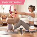 Home Pilates Kit for Women - 14 Pcs Pilates Equipment Set with Pilates Ring and Ball, 5 Resistance Bands Etc Accessories for Beginners Home Workouts - Includes Workout Guide