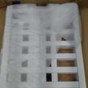 Haddockway Long 2 Tier Bamboo Shoe Rack Storage Organizer, Multifunctional Free Standing Stackable Shoe Shelf with Grid Panel for Closet,Hallway,Entryway,Small Space 34.2"x11"x13" (White)