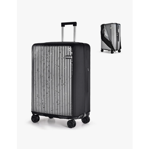 Oscaurt Luggage Cover Clear Travel Suitcase Protector - No Disassembly, Transparent PVC Luggage Protector with Zipper for 28 inch Suitcases