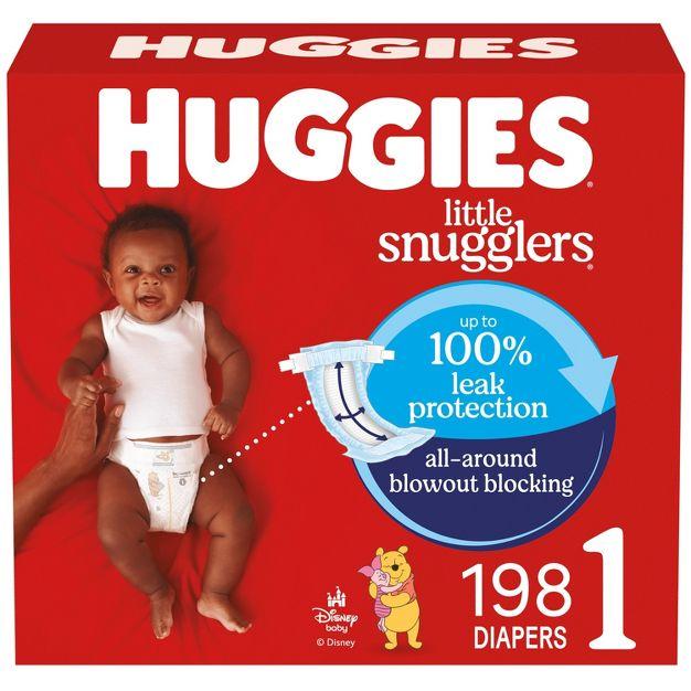 Huggies Little Snugglers Disposable Diapers - 6 Pack, 33 per 1 Pack, 198 Diaper, 1