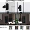 2025 Upgrade for Blink Doorbell Mount,Stainless Steel Anti Theft Blink Doorbell Camera Mount for New Video Doorbell 2nd Gen, Doorbell Holder Bracket No Block Sensor