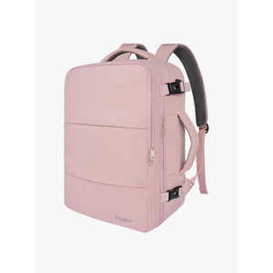 Taygeer Travel Backpack for Women, Carry On Backpack with USB Charging Port & Shoe Pouch, TSA 15.6inch Laptop Mochila Flight Approved, Nurse Bag Casual Daypack for Weekender Business Hiking, Pink