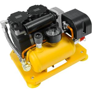 Cordless Air Compressor Compatible with Dewalt 20V Battery, 0.26-Gallon Capacity, Oil-Free, Ultra Quiet Portable Air Compressor, 65 dB Noise Level Electric Air Compressor