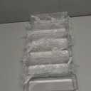 Ravinte 6 Pack Drawer Organizer - 3" X 9" Plastic Storage Bins, Acrylic Organizers with Non-Slip Pads Clear Desk Storage Tray for Makeup, Jewelries, Kitchen Utensils, Bathroom and Office