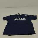Coach Bold Lettering Halloween Costume Dress Up T-Shirt (Small, Black)
