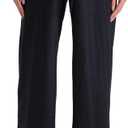 X-Image Women's Comfy Pajamas Drawstring Stretch Floral Print Long Wide Leg Lounge Pants S
