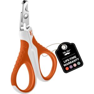 Mr. Pen Cat Nail Trimmer - Raspberry Red & White, Cat & Dog Nail Clipper