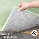 MINIDEAR Bathroom Rugs 24x17 Sage Green - Thick Memory Foam Bath Mat, Ultra Soft & Plush Fluffy, Non-Slip, Quick Dry, Absorbent Washable Floor Microfiber Mat for Tub, Home Decor Accessories