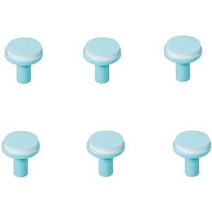 Baby Nail File Replacement Heads, Safe Electric Nail Trimmer Pads Refills Grinder Buffer Attachments Nail Care Filer Tool for Newborn Infants Toddlers Kids 6+ Months Up 6 Pack Blue