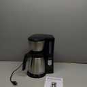 BLACK+DECKER 12-Cup Thermal Programmable Coffee maker, Brew Strength Selector, Auto-clean, Black and Silver